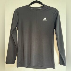 Adidas Climalite Boys Long Sleeve Shirt (Size M)